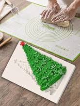 Christmas Tree Cake Mold Silicone Chocolate Fondant Cake Decorating Tools New Year Merry Christmas Silicone Mold 2024 - buy cheap