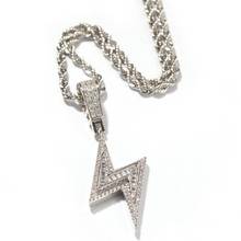 Lightning Creative Casual Charm Punk Necklace Sliding Lightning Necklace Mixed Mosaic Boutique Hip Hop Necklace 2024 - buy cheap