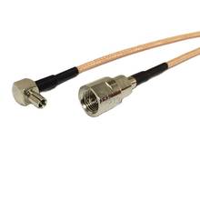 НОВЫЙ FME штекер к TS9 правый угол соединитель RG316 коаксиальный кабель Pigtail 1,5 м RF кабель адаптер 2024 - купить недорого