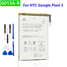 G013A-B 2915 мА/ч, Батарея для HTC GOOGLE PIXEL 3 G013B G013A телефон Новейшее производственное высокое качество Батарея + Бесплатные инструменты 2024 - купить недорого