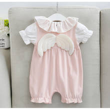 Newborn Baby Romper Girl Jumpsuit Princess Baby Girl Clothes Baptism Summer Girl Romper AngelWing Infant Toddler Clothes Costume 2024 - buy cheap