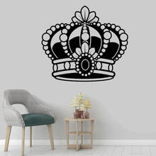 Home Vinyl Sticker Crown Wall Decoration Decal Removable Home Decor LW806 2024 - buy cheap