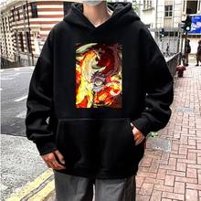 Japanese Anime Fairy Tail Natsu Poster Printing Hoodies Streetwear Men Sweatshirt Cartoon Pullover Oversized Hoodies 2024 - buy cheap