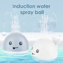 Water Spray Toys Whale for Bathroom Sprinkler Toy with Light Music Infant Kids Electric Induction  Baby Play Bath Water Toys 2024 - buy cheap