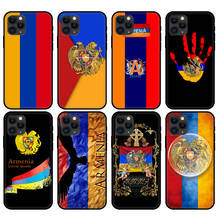 Black tpu case for iphone 5 5s se  6 6s 7 8 plus x 10 cover for iphone XR XS 11 pro MAX case Armenia Armenians Flag 2024 - buy cheap