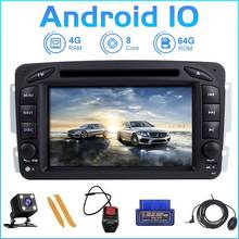 Zltoopai-reprodutor multimídia para carro, 2 din, rádio, gps, android 10, para mercedes benz clk, w209, vito, w639, viano, dvd player 2024 - compre barato