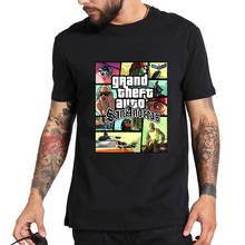 2019 fashion Popular Gaming T-Shirts GTA San Andreas Team GRAND THEFT AUTO Tee Shirt Men Short Sleeve Video Game Unique Apparel 2024 - buy cheap