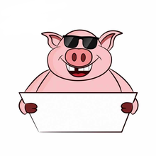 13cm x 11.5cm For Pig Sunscreen Car Stickers Vinyl Material Decal Occlusion Scratch Decoration For JDM SUV RV 2024 - buy cheap