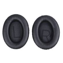 Almofada da orelha da substituição da substituição da espuma da memória da almofada da orelha dos earpads para bose quietcomfort15 qc2 qc15 qc25 qc35 ae2, ae2 2024 - compre barato