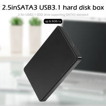 HDD Case 2.5 inch SATA to USB 3.1 SSD Adapter Hard Disk Drive Box External HDD Enclosure for Notebook Desktop PC 2024 - buy cheap