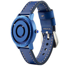 EUTOUR New Innovative Blue Gold Magnetic Metal Multifunctional Watch Men's Fashion Sports Quartz Watch Simple Men Watches Reloj 2024 - buy cheap