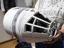Сокол капсула 3D бумажная модель ручной работы модель космического аппарата DIY 3D Виртуальная авиационная модель космического корабля Diecasts игрушка для детей и взрослых 2024 - купить недорого
