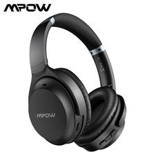 Mpow-auriculares inalámbricos H12 IPO con Bluetooth 5,0, dispositivo de audio con cancelación activa de ruido, micrófono CVC 8,0, 40 horas de reproducción 2024 - compra barato