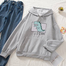 Harajuku sudadera de gran tamaño para niñas de algodón 90s Ulzzang sudaderas con capucha de manga larga mujeres Pullover Bluzy Damskie ropa Kpop 2024 - compra barato