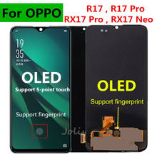 6.4" OLED Support fingerprint For OPPO R17 Pro LCD for OPPO R17 RX17 Pro RX17 Neo LCD Display Touch Screen Digitizer Assembly 2024 - buy cheap