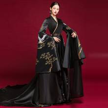 Сценические костюмы для девочек, Древний китайский костюм, сценическая танцевальная одежда, китайский традиционный костюм с вышивкой TA2199 2024 - купить недорого