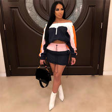 Sexy 2 Piece Skirt Set Women Off The Shoulder Casual Two Piece Crop Top and Skirt Set 2020 Ladies Summer Tracksuits Women Sets 2024 - buy cheap