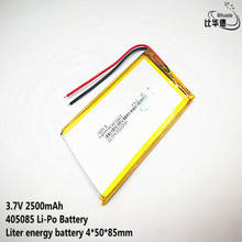 10 litros bateria de energia boa qualidade 3.7v, 2500mah 405085 polímero de lítio/li-ion bateria para tablet pc banco, gps, mp3,mp4 2024 - compre barato