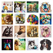 Full Round 5D DIY diamond painting painted animal mosaic embroidery animal cross stitch crafts home decoration gift 2024 - buy cheap