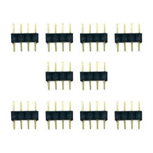 Cabo divisor de 4 pinos, conector de led para 2835 5050 rgb rgbw 2024 - compre barato