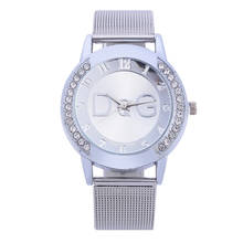 Роскошные Брендовые женские часы модные кварцевые наручные часы с ремешком из нержавеющей стали ультра-тонкие женские нарядные часы мужские часы подарок 2024 - купить недорого