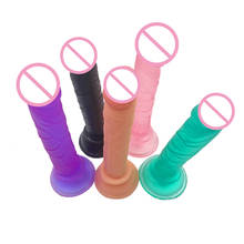 Soft Jelly Dildo Realistic Anal Dildo Penis Suction Cup Male Dick Female Masturbation Erotic Toys for Adult Sex Toys for Woman 2024 - buy cheap