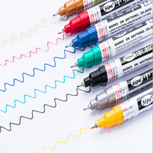 1pcs Marker Pen Metallic Waterproof Marker DIY Art Universal 0.7mm Extra Fine Point Permanent Paint Students Supplies 2024 - buy cheap