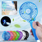Mini Handheld Fan 3 Modes Foldable Fans Adjustable Wind with Night Light for PC/Computer USB Rechargeable Portable Cooling Fan - compare prices