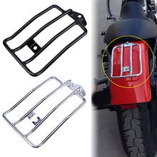 Motorcycle Parts Luggage Rack Carrier Bike For Harley Sportster XL883 1200 Luggage Rear Fender Rack Support Shelf Black/Chrome 2024 - buy cheap