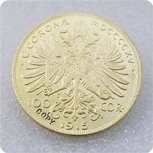1915 Австрия-хабсбург 100 Корона-Франц Иосиф I копия монет 2024 - купить недорого