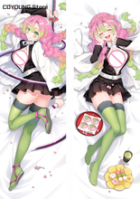 Подушка «Dakimakura» чехол для косплея, обнимающий тело COYOUNG Store Demon Slayer Kimetsu No Yaiba Kanroji Mitsuri 2024 - купить недорого