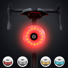 Farol traseiro de bicicleta, luz de segurança multi estilos recarregável por usb, à prova d'água, acessórios de bike 2024 - compre barato