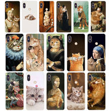 14AA Art Cat gift Soft Silicone Tpu Cover phone Case for Xiaomi Redmi 5 5A Note 5 5A Pro Pocophone f1 case 2024 - buy cheap