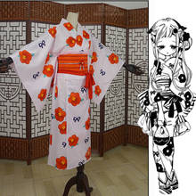 Disfraz de Anime Jibaku Shounen Hanako Kun para mujer, traje de Cosplay, Kimono japonés, Nene Yashiro, para Halloween 2024 - compra barato