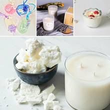 1kg Flake-shaped Soy Wax Material Soy Wax Flakes Natural Gift For Diy Scented Handmade Supplies Candle T0A9 2024 - buy cheap