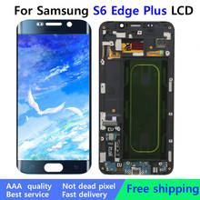 Pantalla táctil LCD para Samsung Galaxy S6 Edge Plus, G928, G928F, 5,7 ", SAMSUNG S6 Edge Plus, LCD con marco 2024 - compra barato