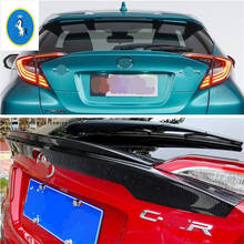 Автомобильный аксессуар Yimaautotrims, спойлер на заднюю дверь багажника, задний спойлер, крыло двери, крыло крыла, комплект отделки ABS для Toyota C-HR CHR 2016 - 2021 2024 - купить недорого