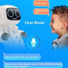 Intelligent Remote Control Robot With Speak Talk Can Dialogue Music Dance Walk Recording Smart Follow Function Toy Kid Gifts RTR 2024 - buy cheap