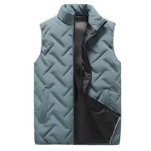 Зимние толстые жилеты для мужчин, высокое качество, без рукавов, куртка для мальчиков; Пальто с капюшоном на подкладке из хлопка жилет с защитой от ветра, утепленная верхняя одежда для детей 2024 - купить недорого