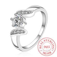 Anillo Chapado en plata, joyería de moda de plata, regalo para mujeres y hombres, anillos de dedo de plata de alta calidad 2024 - compra barato