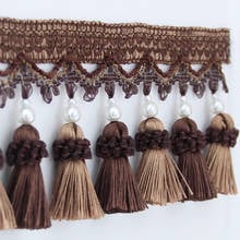 1M/Lot Tassels Fringe Lace Trims Curtain Accessories Decorative Sofa Cushion Stage Ribbon Belt DIY Sewing Fringe Braided Lace 2024 - buy cheap