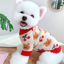 Roupa de inverno para cachorro e gato, malha para filhotes, roupa de cachorro, yorkshire, pomerania, schnázer, roupas para animais de estimação 2024 - compre barato