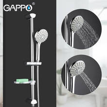 Gappo-conjunto de chuveiro, banheiro, escorregador de chuveiro, barra de mão, montagem na parede, conjunto de chuveiro, aço inoxidável, saboneteira, ga8001 2024 - compre barato