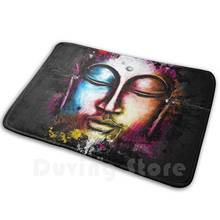 Colorful Buddha Life Flow Peace Art Mat Rug Carpet Anti-Slip Floor Mats Bedroom Buddha Buddhist Zen Yogi Yog Agood Vibes Yoga 2024 - buy cheap