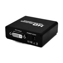 Преобразователь аудиосигнала HDMI-совместимый с DVI HDMI-совместимый к DVI + стерео аудио с аудио для PS4 apple TV ПК ноутбука ps3 2024 - купить недорого