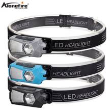 Alonefire HP49 Mini Head Lamp Waterproof COB LED Flashlight Headlight Headlamp Torch Lanterna with Headband 2024 - buy cheap