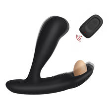 Homem poderoso próstata anal plug vibrador silicone à prova dwaterproof água massageador butt plug ânus vibratório brinquedo do sexo para homem g-ponto estimular 2024 - compre barato