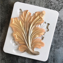 European relief pattern, petal, fern leaf cake decoration, liquid silica gel mold, sugar turning clay 2024 - buy cheap