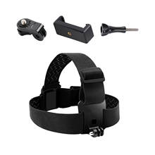 Head Strap Mount Holder w/ Clip for GoPro Sports Camera Mobile Phone Black 2024 - buy cheap