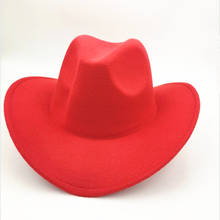 Kids Cowboy Fedora Jazz Hats For Women Imitation Wool   Panama Felt Hat Winter Men Jazz Hats Trilby Chapeau H5 2024 - buy cheap